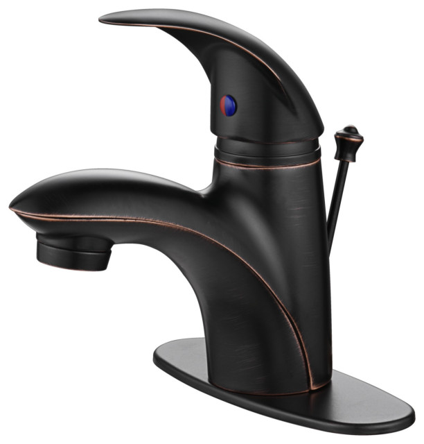 Ultra Faucets UF3412X Single Handle Bathroom Faucet, Oil Rubbed Bronze