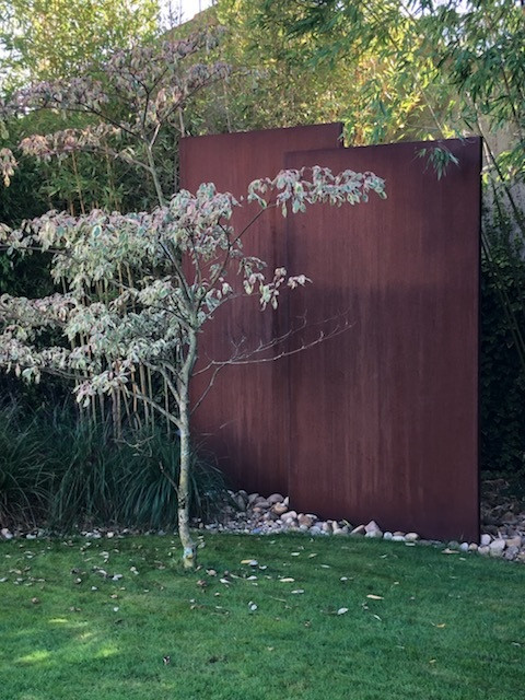 brise vue en acier corten