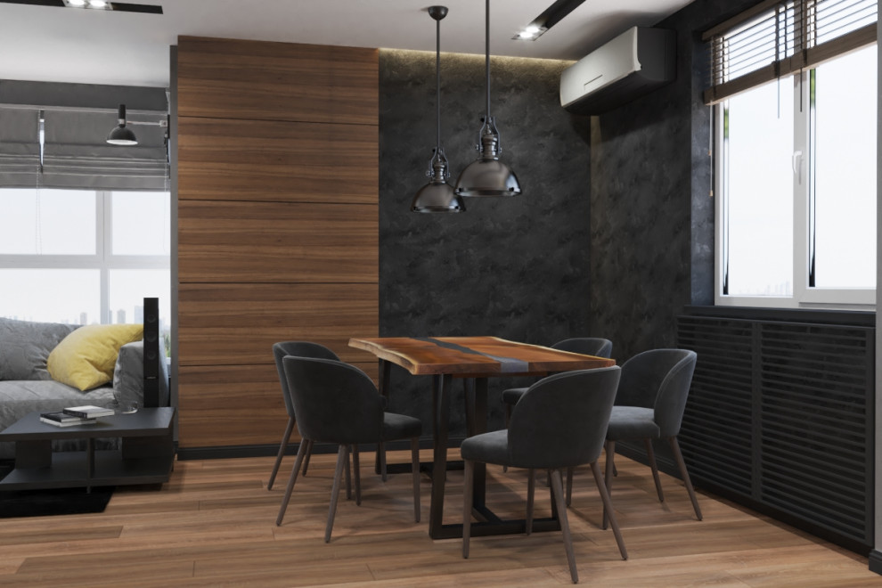 Гостиная, кухня, прихожка