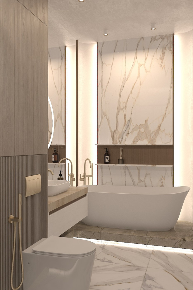 Спальня+ванная