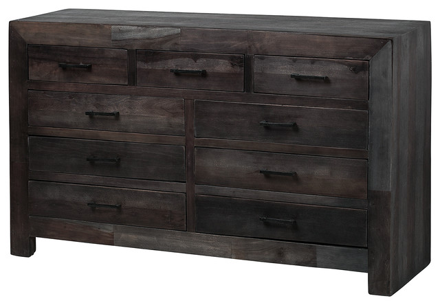 Brownstone Reclaimed Mango Wood Dresser Rustic Dressers By