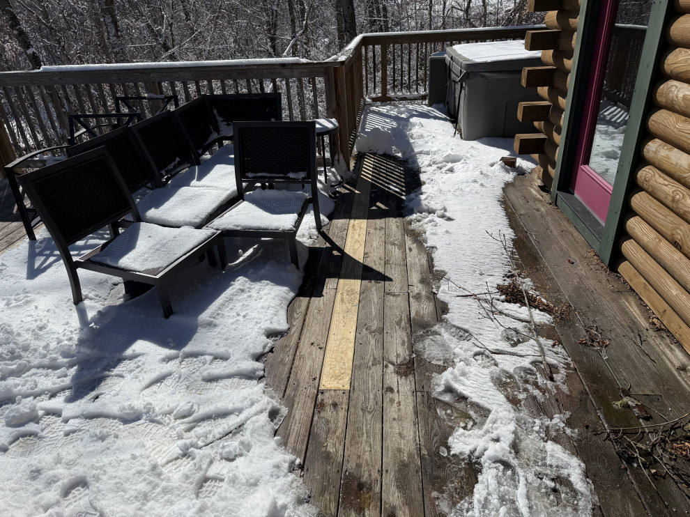 Tree Top Lodge Fallen Tree Deck Repair