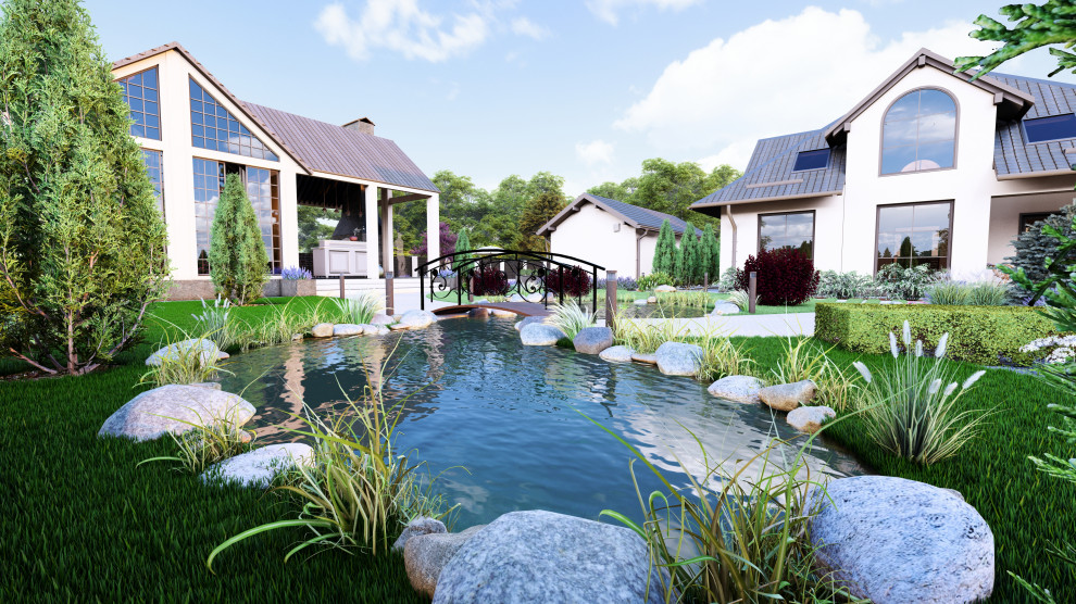 Ландшафтный проект загородного дома