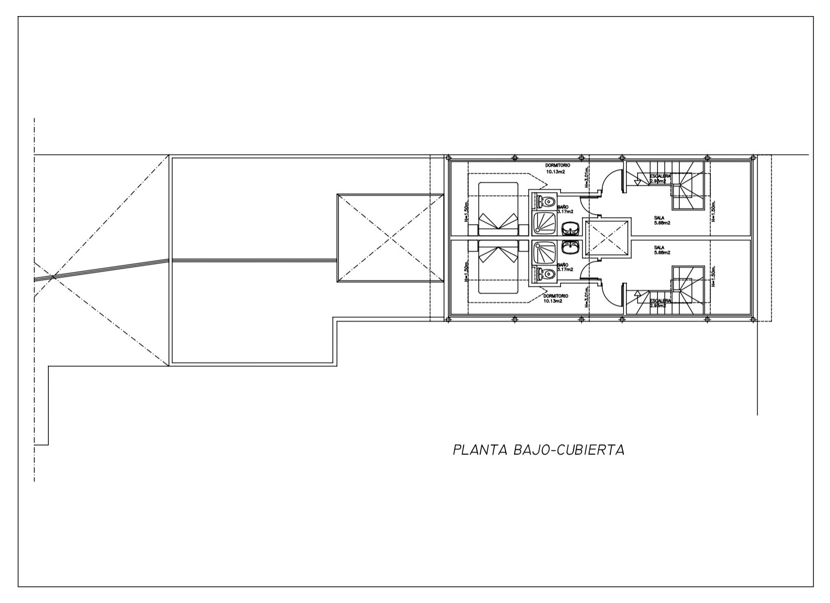 Edificio 4 apartamentos,  242,05 metros cuadrados.