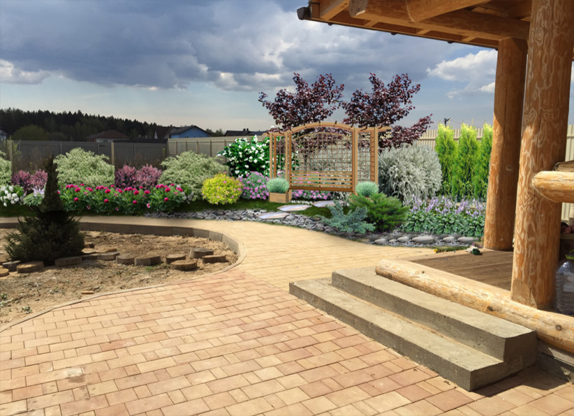 2D визуализация частного сада