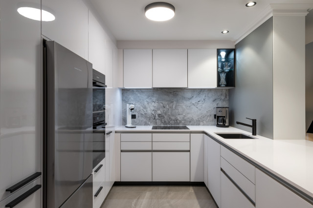 West Perth Apartment contemporary-kitchen
