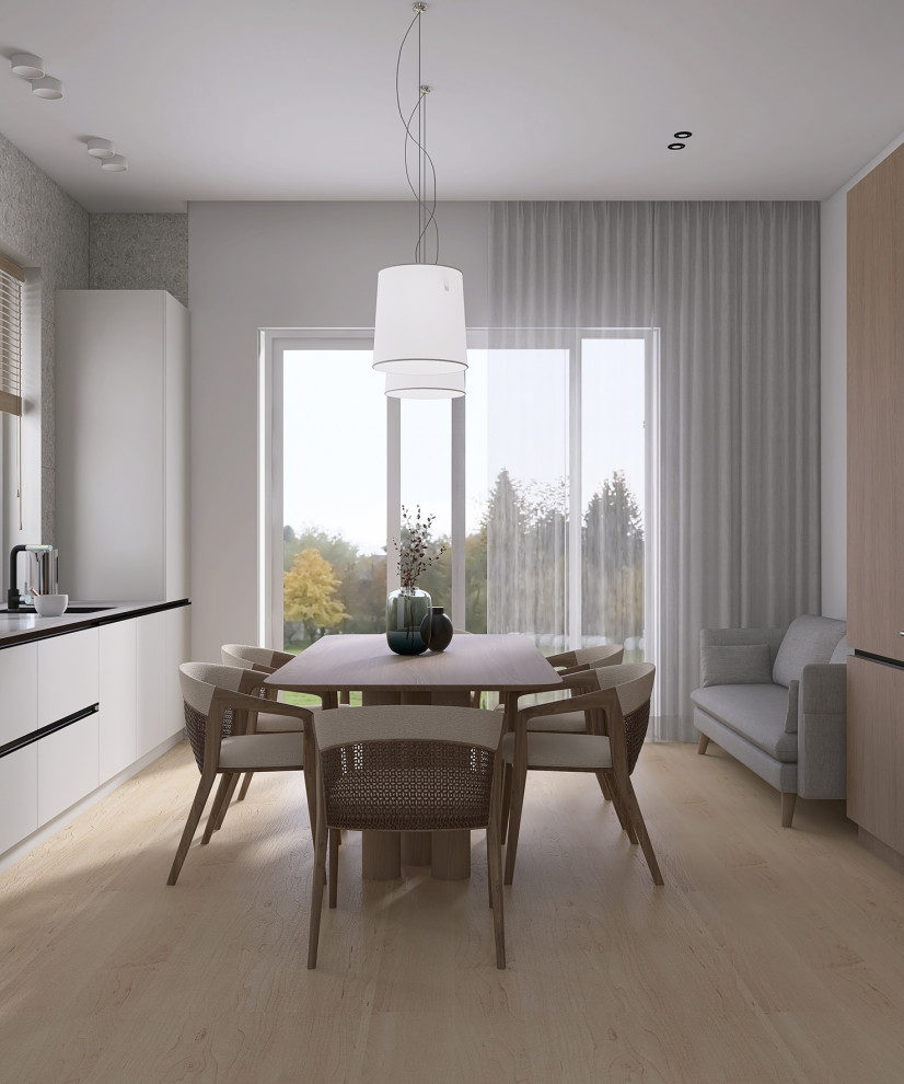 Кухня-гостиная "Дом Небесная"