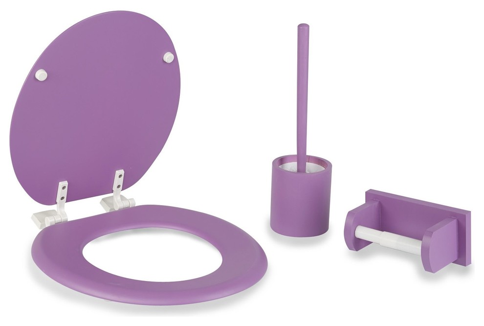 Sweet Set de 3 pièces WC violet