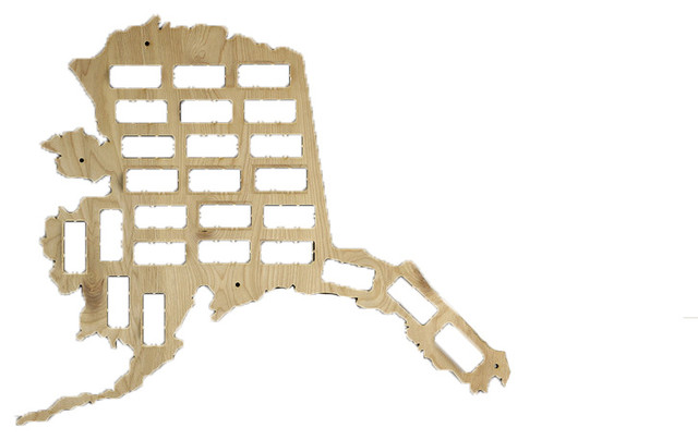 Wine Cork Traps State Of Alaska Wooden Wine Cork Holder Wall