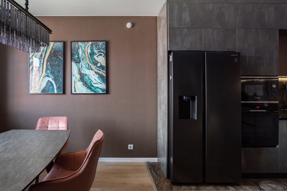 Антресольная кухня в ЖК Измайловский лес