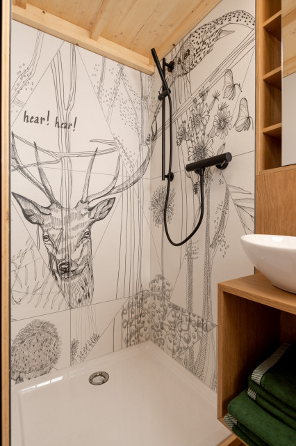 Tiny Haus montagne-salle-de-bain