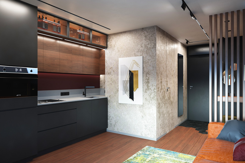 Интерьер студии для молодого мужчины