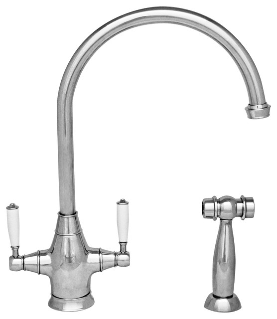 Kitchen Gooseneck Faucet With Hand Spray Besto Blog