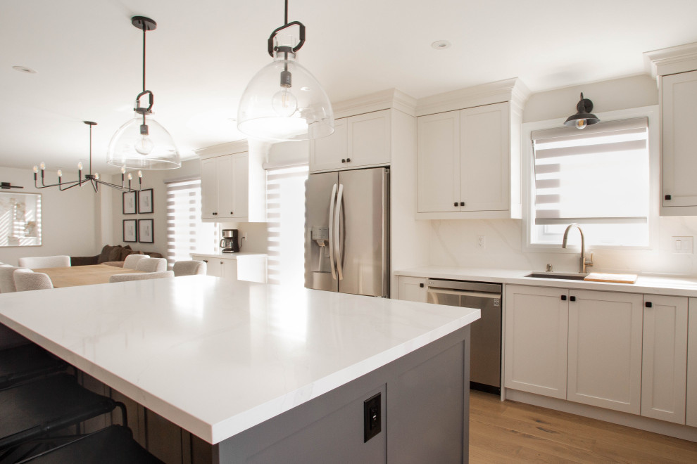Kitchen - transitional kitchen idea in Toronto