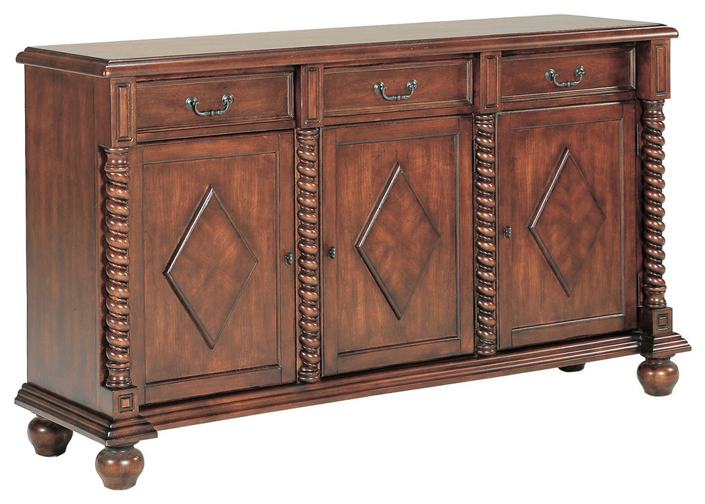 Clearwater American Furniture's Cordova Buffet With Turned Detail