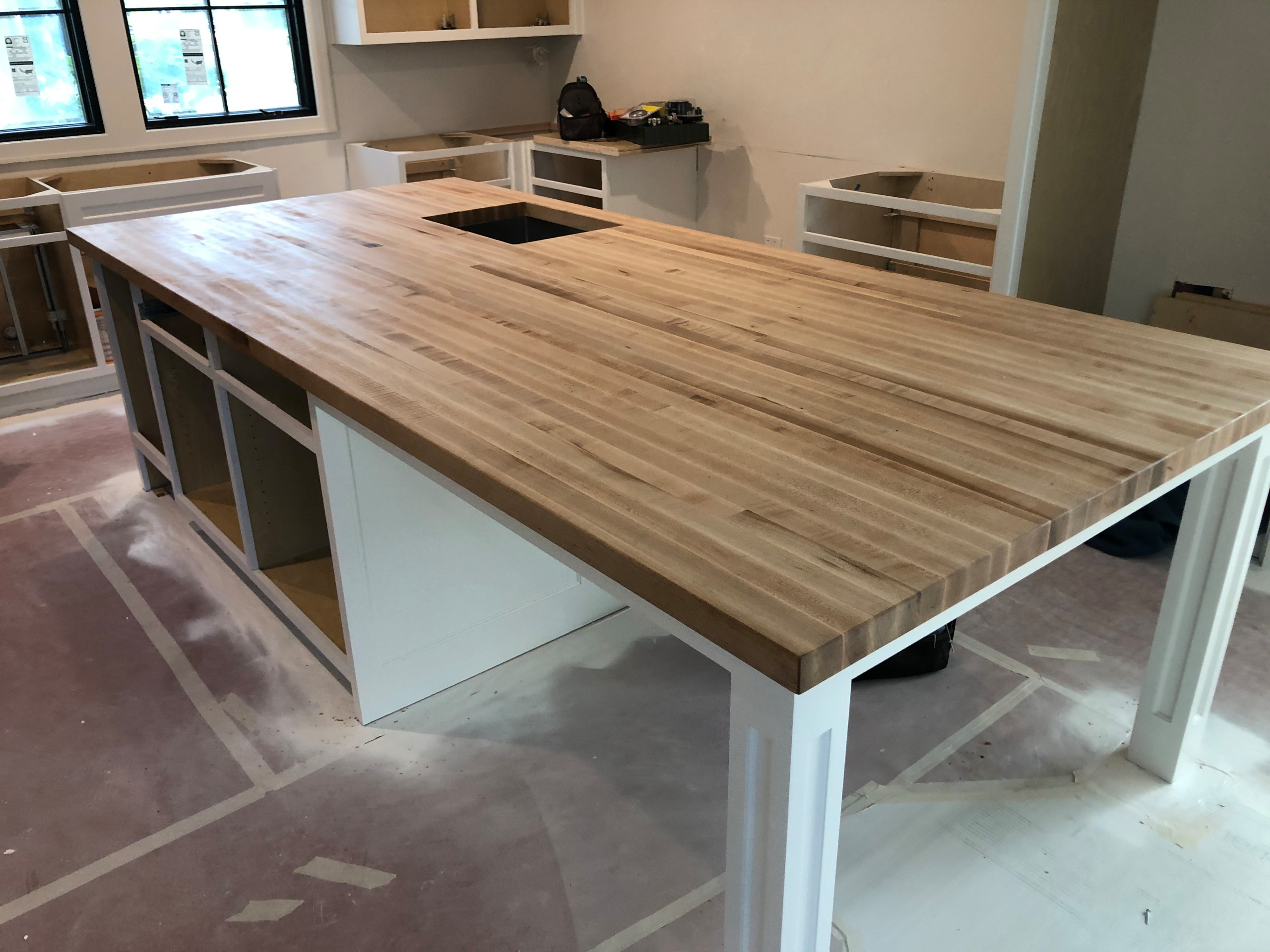 Maple Edge Grain Countertops