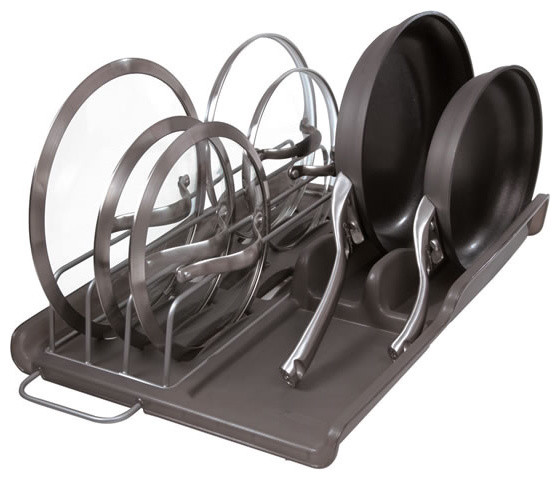 Slide Out Lid and Pan Organizer