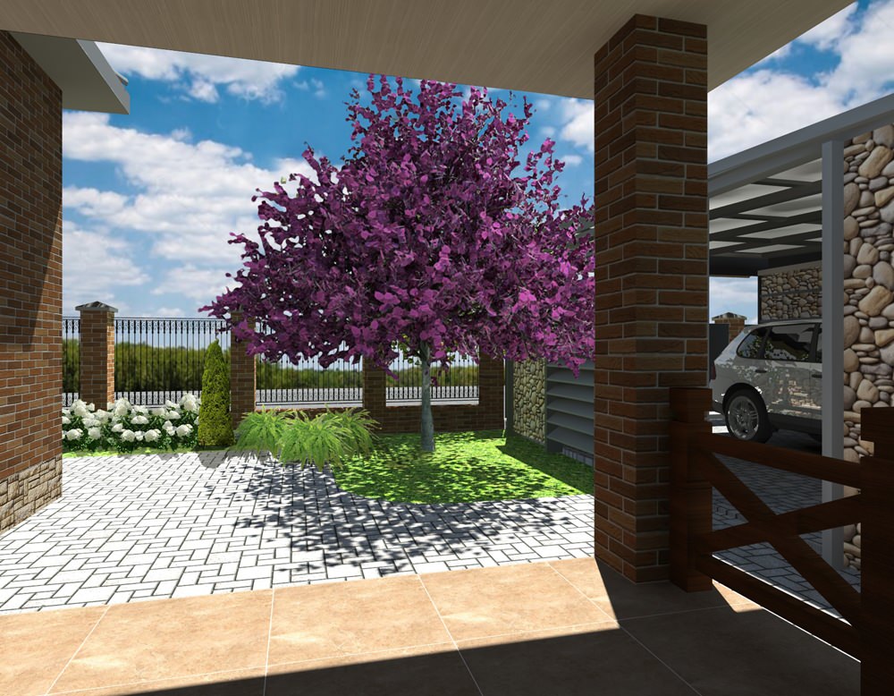 Ландшафтный дизайн участка в Белореченском районе