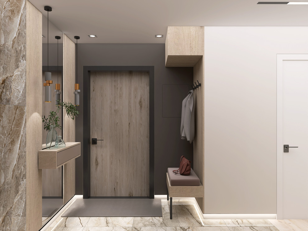 Дизайн-проект квартиры  частично 30,9 кв.м.  для молодой пары с ребенком