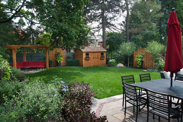 Backyards modern-uteplats