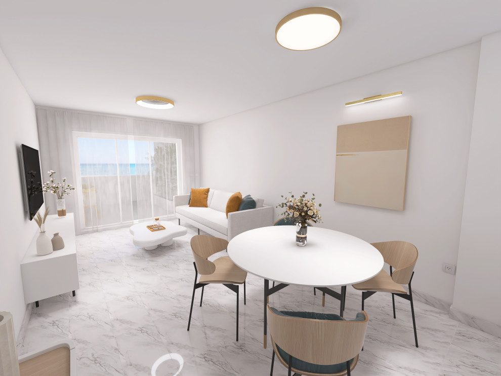 Salón-Comedor - Diseño 3D