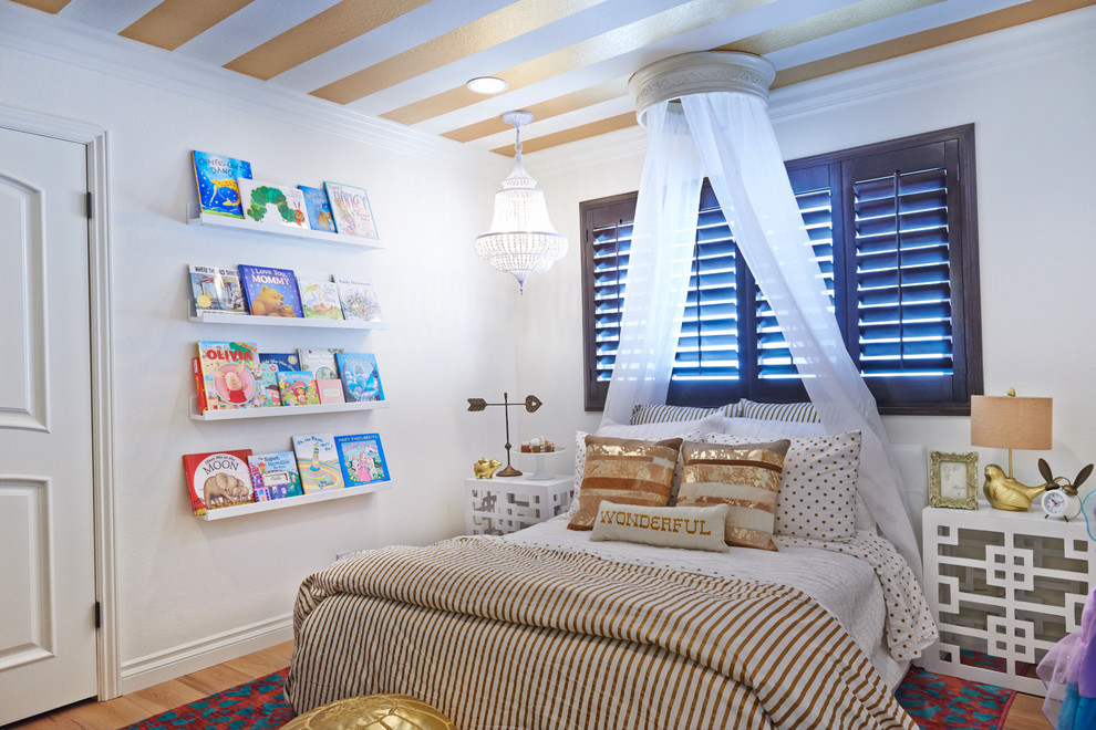 Photo of a mid-sized contemporary kids' room in Orange County.