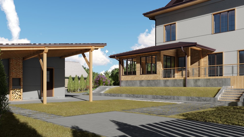 Полный проект частного дома в пос. Новый, Калининградская обл.