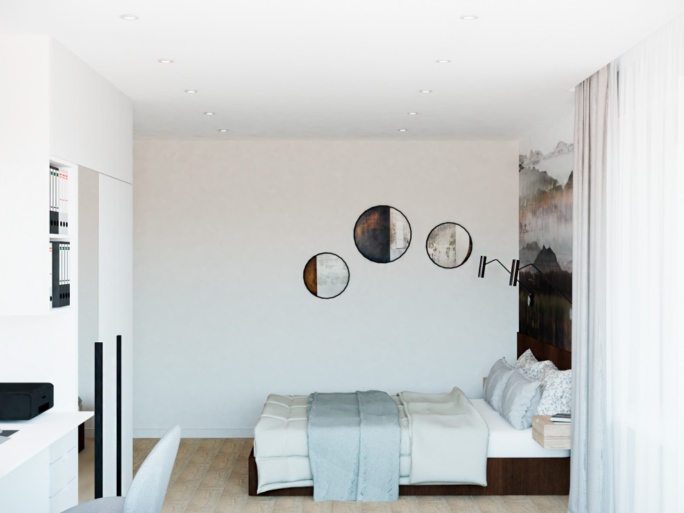 Дизайн спальни в стиле современного минимализма