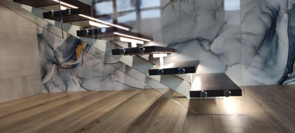 Лестница с подсветкой