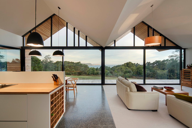 Lookout House contemporary-living-room