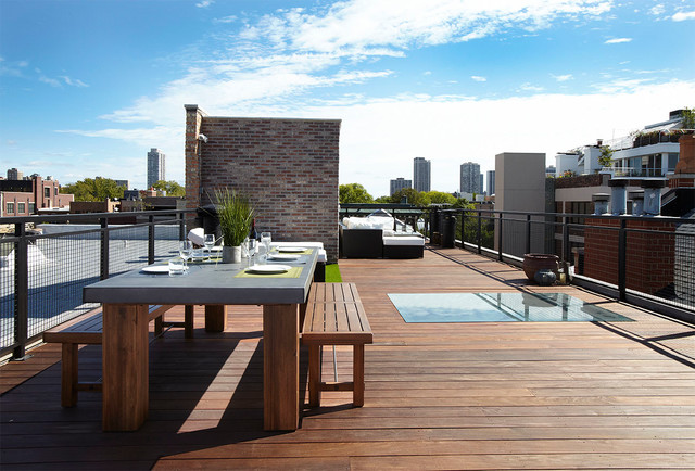Rooftop Deck on Halsted contemporary-terrace
