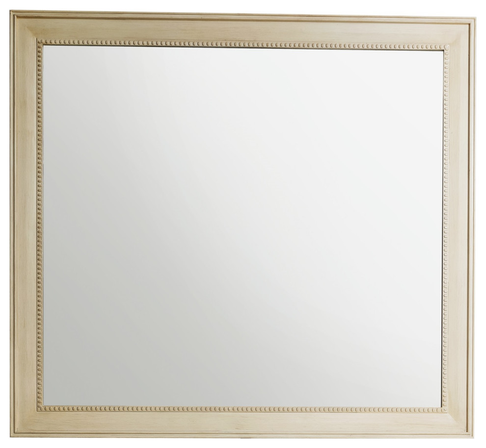 Bristol 44" Rectangular Mirror Traditional Bathroom Mirrors by