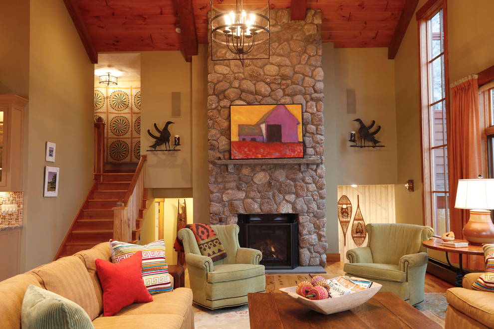Home design - transitional home design idea in Boston