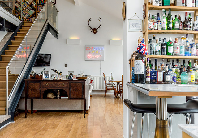 The Sail Loft eclectic-living-room