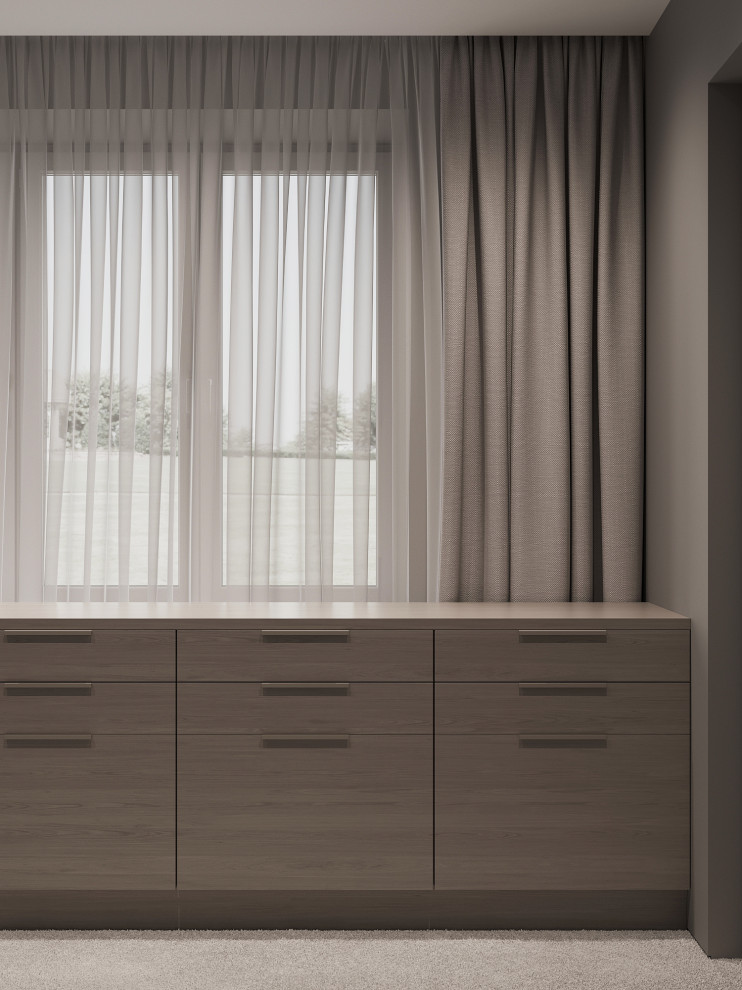 Хозяйская спальня с гардеробной, 25 кв.м