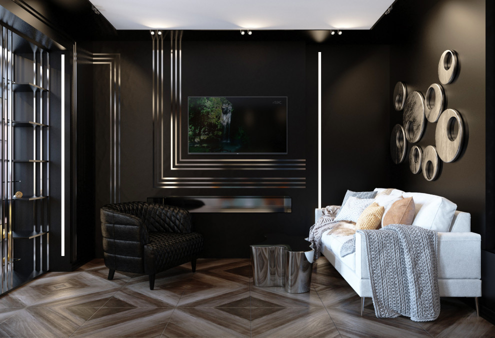 Дизайн интерьера двух комнатной квартиры. Гостиная. Краснодарский край