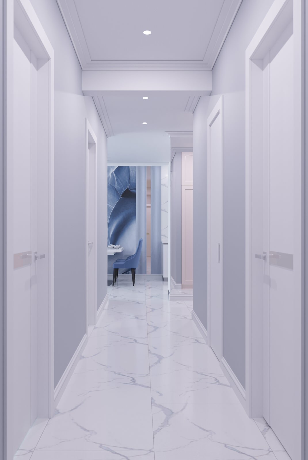 Дизайн-проект 4-х комнатной квартиры 92 м2  ЖК Новые Горизонты