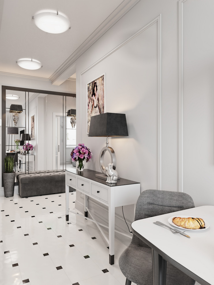 Контрастный белый