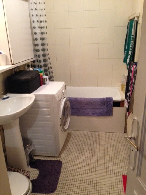 R&eacute;novation d'un 2 pi&egrave;ces modern-badrum