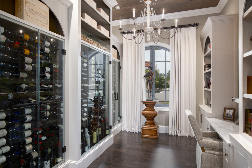 Inspiration for a beach style wine cellar.