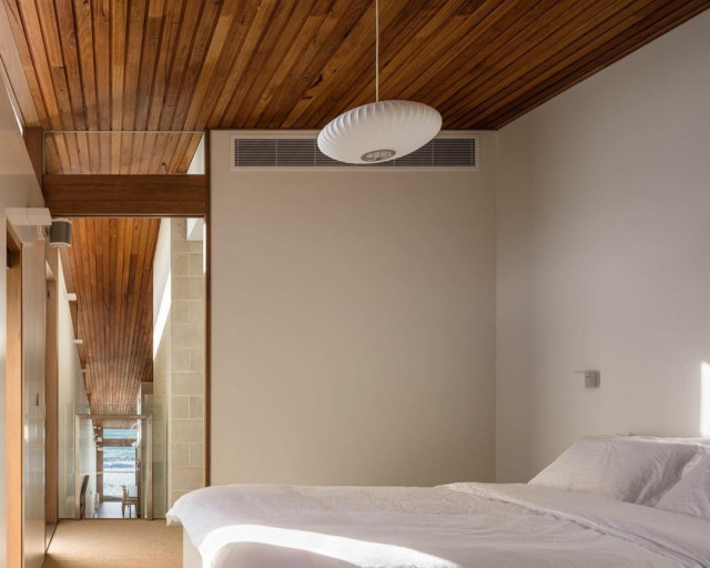 lined ceiling 