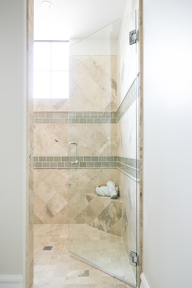 Inspiration for a large transitional master freestanding bathtub remodel in Phoenix