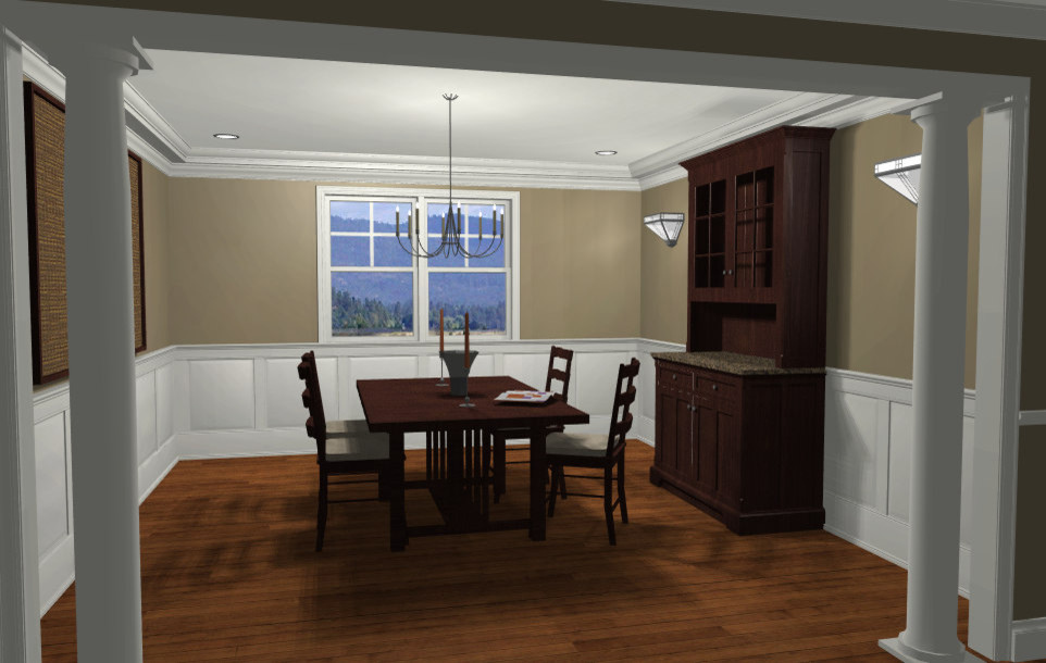 Dining room - dining room idea in Toronto