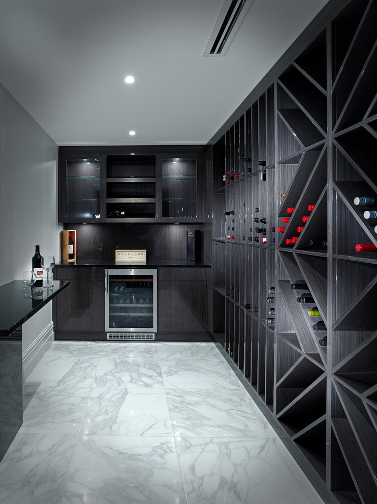 Photo of a modern wine cellar in Adelaide.