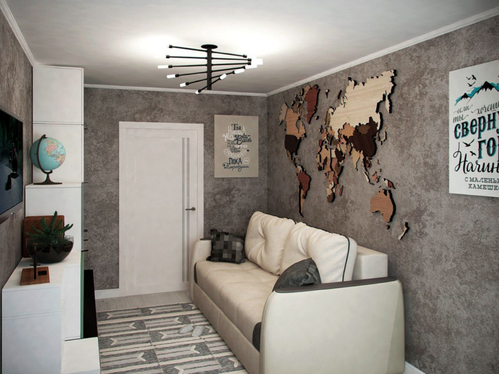 Детская с рабочей зоной у окна