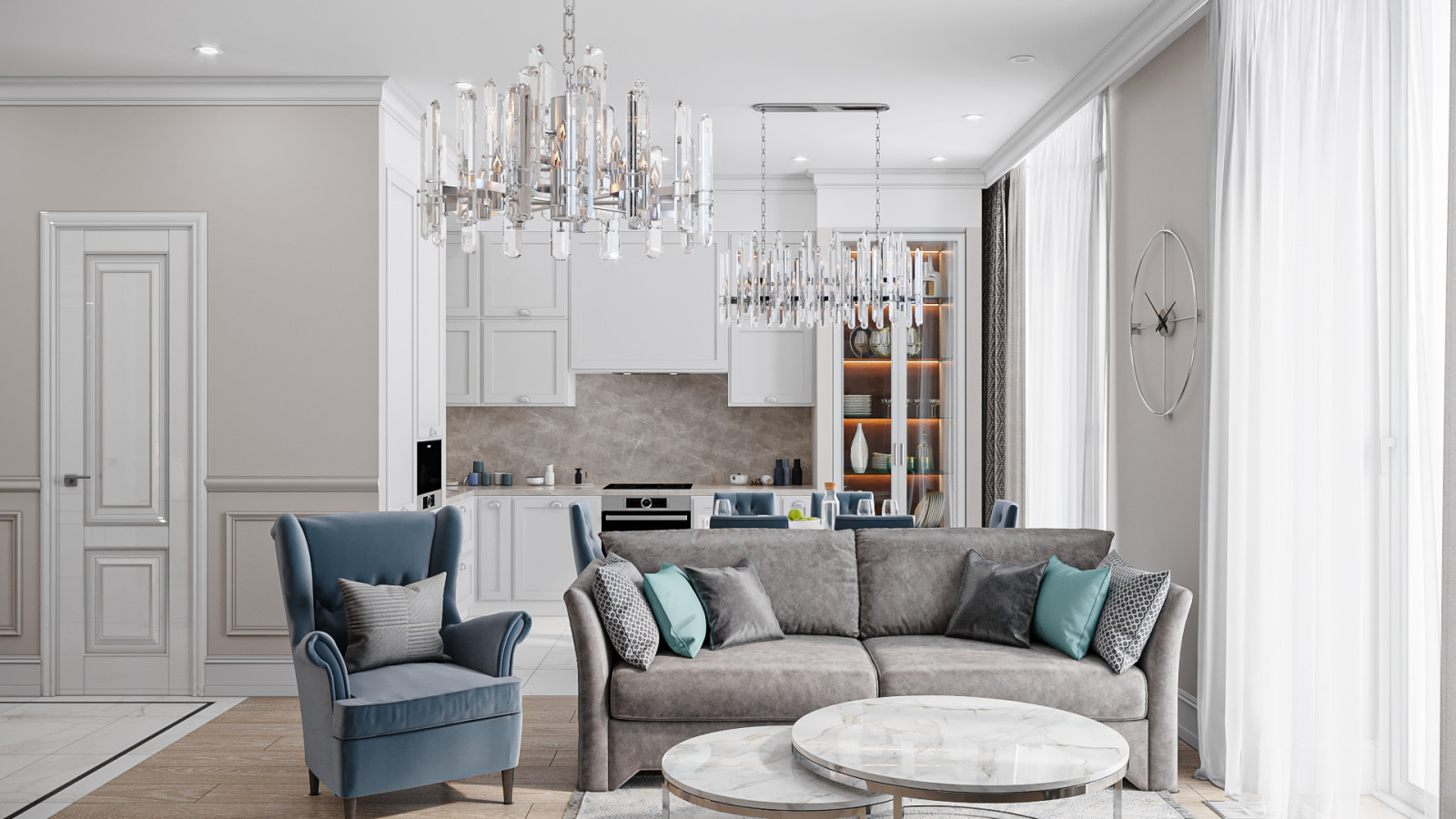 Дизайн-проект и перепланировка для смежных квартир