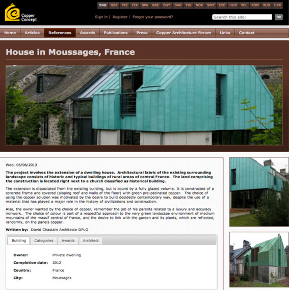 EXTENSION à MOUSSAGES