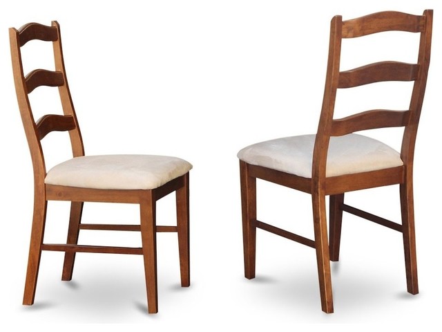 Set Of 2 Henley Ladder Back Chair Transitional Dining Chairs