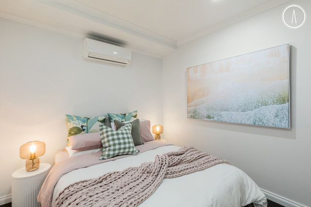 Lovell Residence transitional-bedroom