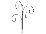 Iron Simple Scroll Hanging Bracket Wall Mounted Tall Hook Plant Hanger  Outdoor